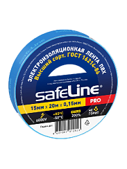Изолента Safeline 15/20 синий