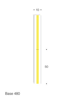 Светодиодная COB-лента Kurato IP33 1CH 10мм 48В 480LED 10Вт/м 2700K Ra95 (катушка 30 м)